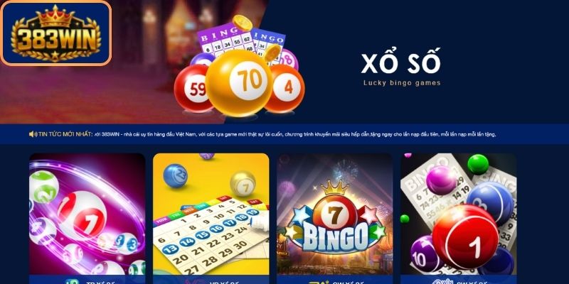 Sơ bộ thông tin về sân chơi xổ số 383Win